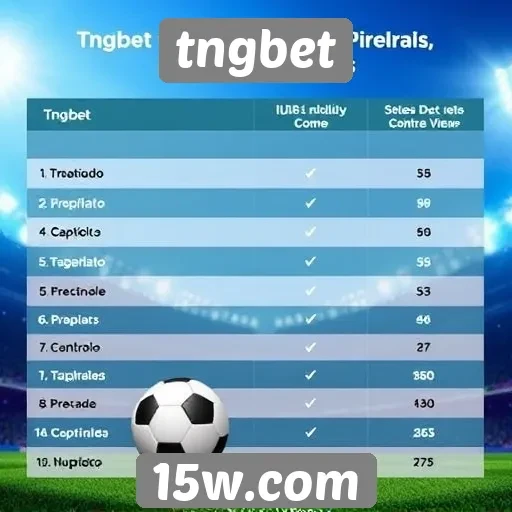 Comparação entre tngbet e concorrentes do mercado